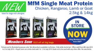 Meals for Mutts New Single Meat Varieties